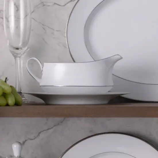 Noritake Spectrum Gravy Boat with Tray image {2}