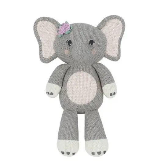 Living Textiles Baby Stuffed Animal - Ella Elephant image {1}