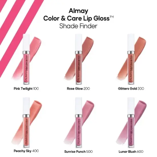 Almay Color & Care Hydrating Hypoallergenic Lip Gloss - 0.1 fl oz image {6}