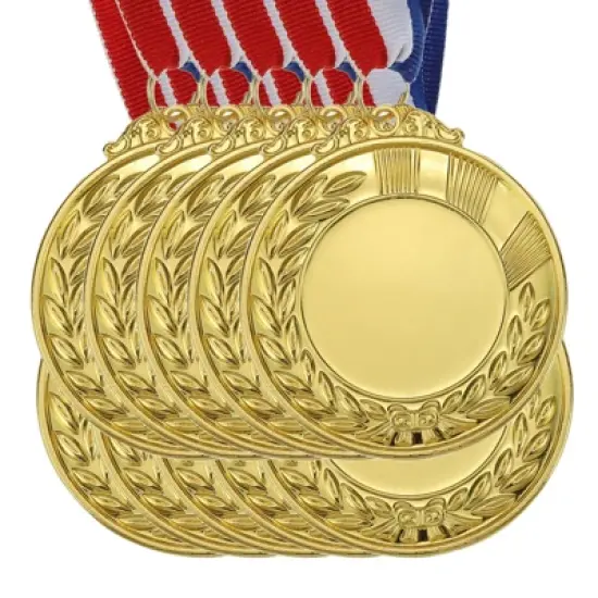 Unique Bargains Corrosion-Resistant DIY Sports Award Medals 10 Pcs image {6}