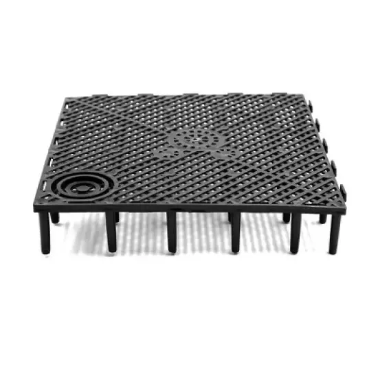 Unique Bargains Plastic Separation Board filter Grid Plate Aquarium Accessories Black 3 Pcs image {1}