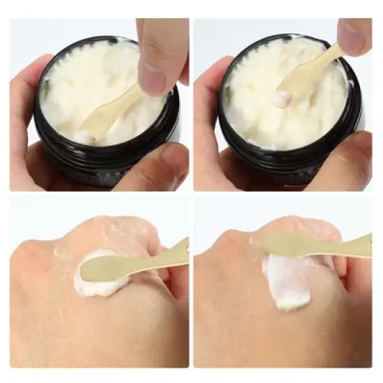 Unique Bargains Portable Flat Head Mini Makeup Cosmetic Spoon 2 Pcs image {4}