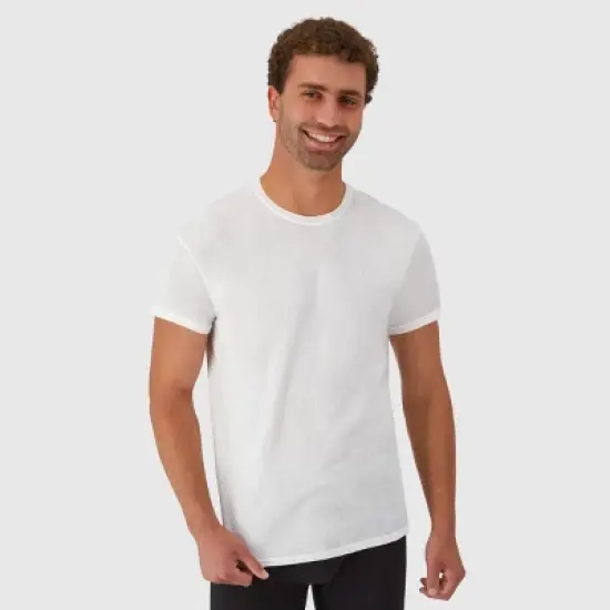 Hanes Men's Crewneck T-Shirt 6pk - White image {1}