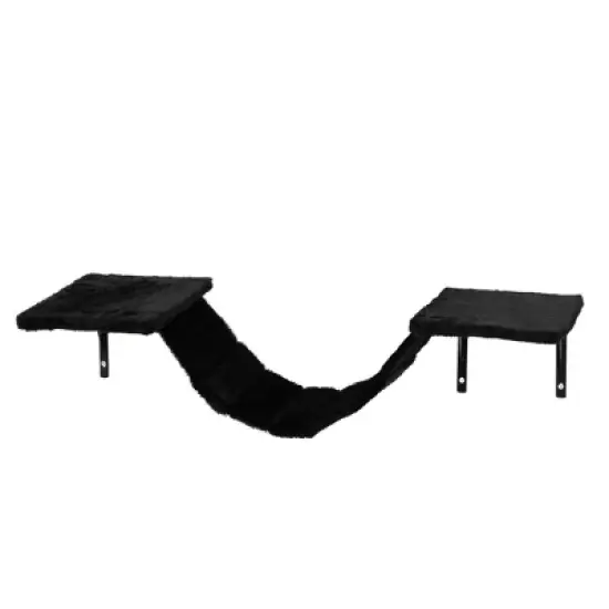 DOMETOUR 5 Pcs Wall Mounted Cat Climber Set, Floating Cat Shelves and Perches, Cat Activity Tree with Scratching Posts image {13}