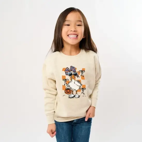 The Juniper Shop Halloween Goose Youth Sweatshirt - L - Natural image {1}