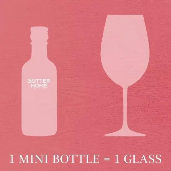 Sutter Home Pink Moscato Wine - 4pk/187ml Bottles image {6}