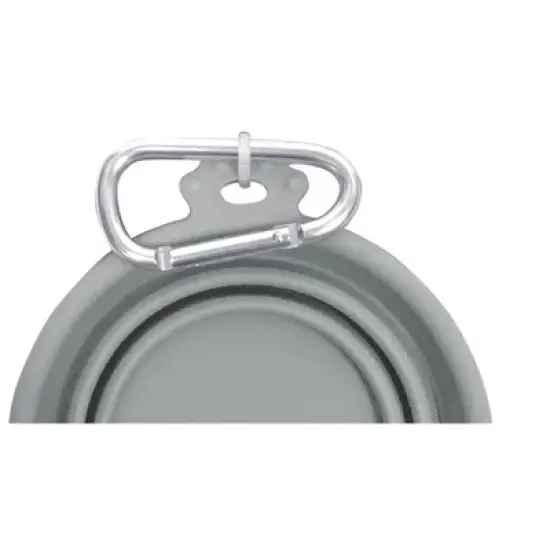 FFDPET: Silicone Travel Bowl for Dogs & Cats X-Small, 7oz- Grey image {3}