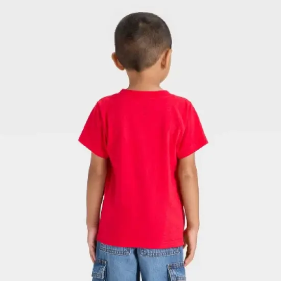 Toddler Boys' Superman Short Sleeve T-Shirt - Red image {2}