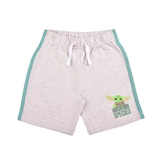 Star Wars Boy's 2-Pack Baby Yoda Unknown Species Printed Casual Shorts Set image {3}