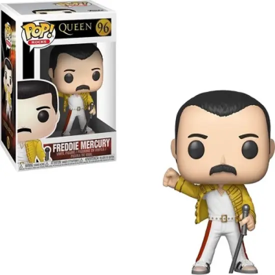 Funko Pop Rocks: Queen ! Lead Singer Freddie Mercury Wembley image {1}