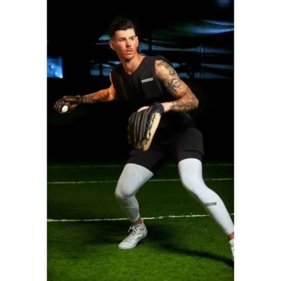 POWERHANDZ 10lb Full Body Resistance Suit - Black image {2}