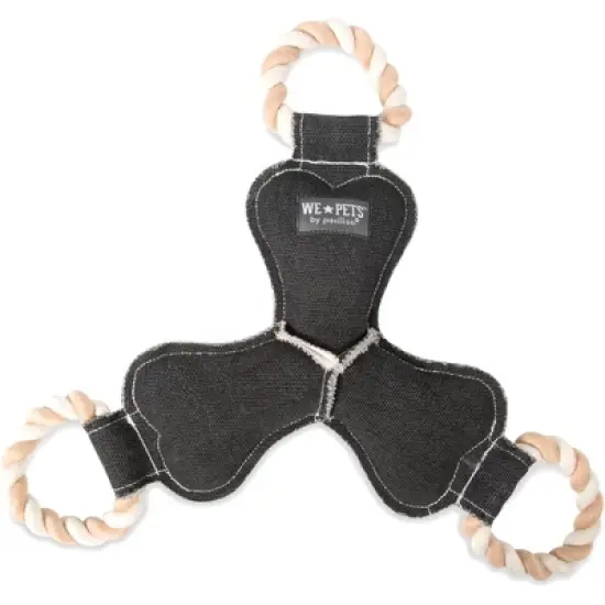 Pavilion Gift Company - Best Dog Ever - 12" Canvas Dog Toy on Rope - Pet Toy image {4}