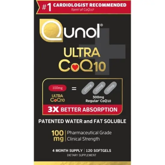 Qunol Ultra CoQ10 Dietary Supplement Softgels - 120ct image {4}