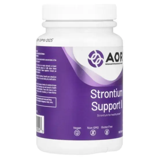 Advanced Orthomolecular Research AOR Strontium Support II, 341 mg, 120 Capsules image {3}