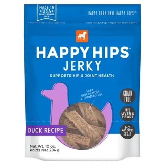 Cloud Star Happy Hips Jerky Grain-Free Duck Recipe Dog Treats image {7}
