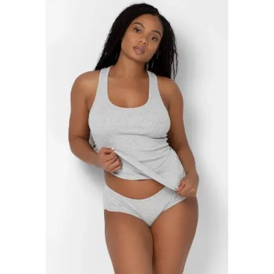 Smart & Sexy Comfort Cotton Rib Tank Top & Shorts Sleep Set image {8}