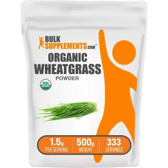 BulkSupplements Organic WheatGrass Powder image {6}
