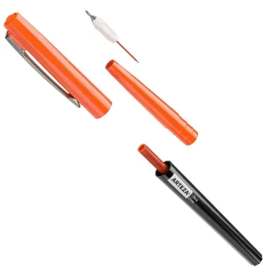 Arteza Permanent Markers Set, Rainbow, Ultra Fine Nib, 12 Assorted Colors- 24 Pack image {2}