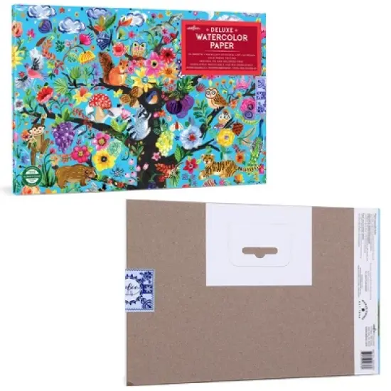 eeBoo: Tree of Life Watercolor Pad - 16 Sheets, 85 lB Paper, 9.5 x 6.5" Book image {5}