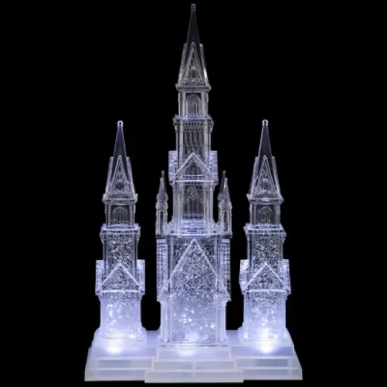 Northlight LED Lighted Winter Church Acrylic Christmas Decoration - 17.5" image {5}
