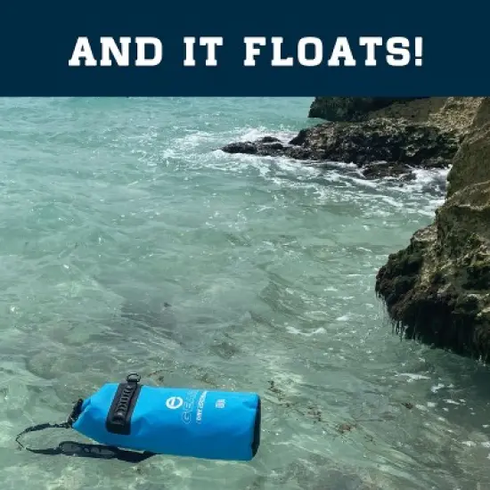 Enthusiast Gear Roll Top Floating Cooler Dry Bag &ndash; 18 Cans &ndash; 15L image {4}