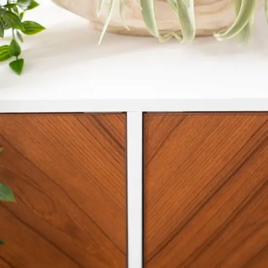 Angelo Modern Bookmatch 4 Door Sideboard - Saracina Home image {8}