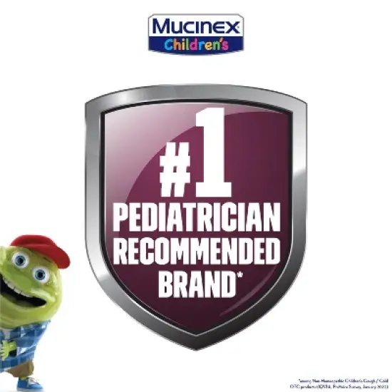Mucinex Children's Multi-Symptom Cold Medicine Liquid - Very Berry - 4 fl oz image {2}