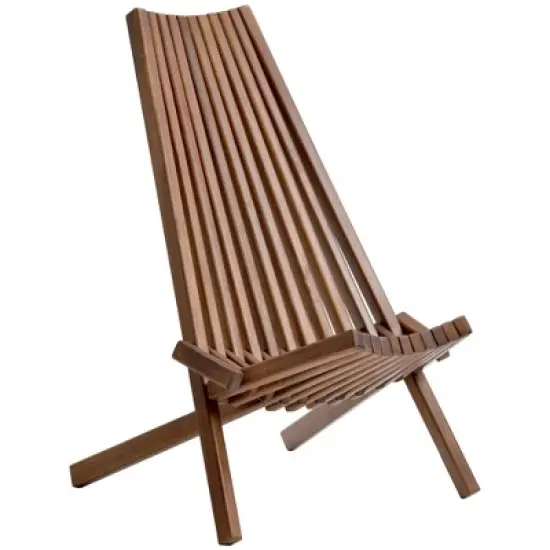 Folding Wood Chair - Natural - WELLFOR image {3}