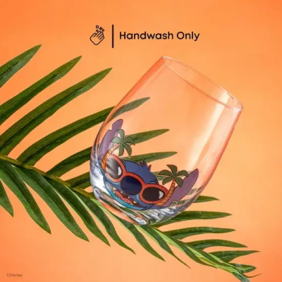 Lilo & Stitch Faces Stemless, 19oz set of 4 image {3}