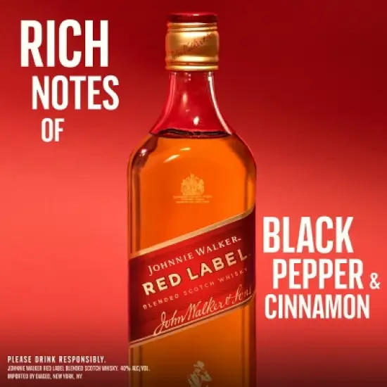 Johnnie Walker Red Label Scotch Whiskey - 750ml Bottle image {3}