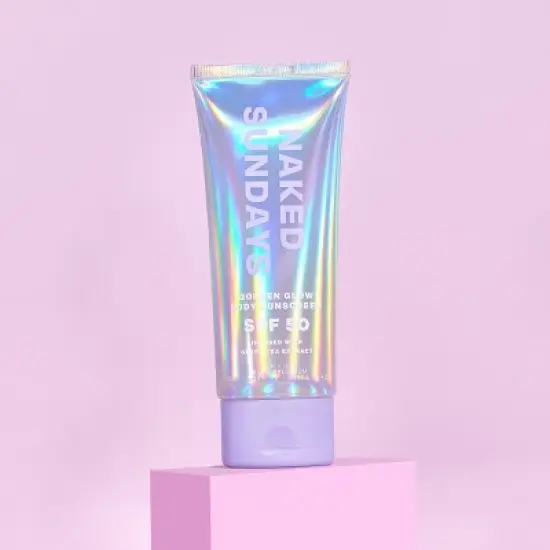 Naked Sundays Golden Glow Body Sunscreen - SPF50+ - 100ml image {5}