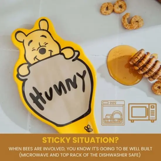 Silver Buffalo Disney Winnie The Pooh Hunny Ceramic Spoon Rest Holder image {6}