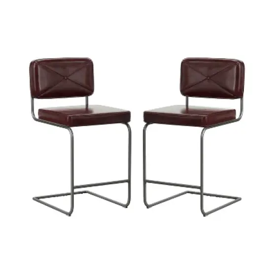 Set of 2 Breuer Metal Counter Height Stools - Hillsdale Furniture image {11}