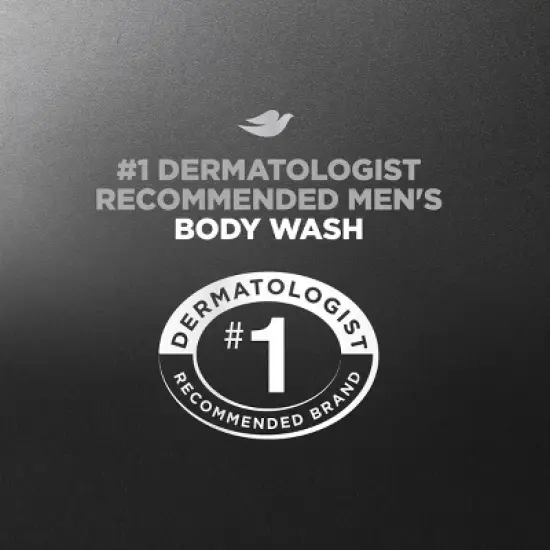 Dove Men+Care Charcoal + Clay Purifying Body & Face Wash Pump - Sulfate Free - 30 fl oz image {8}