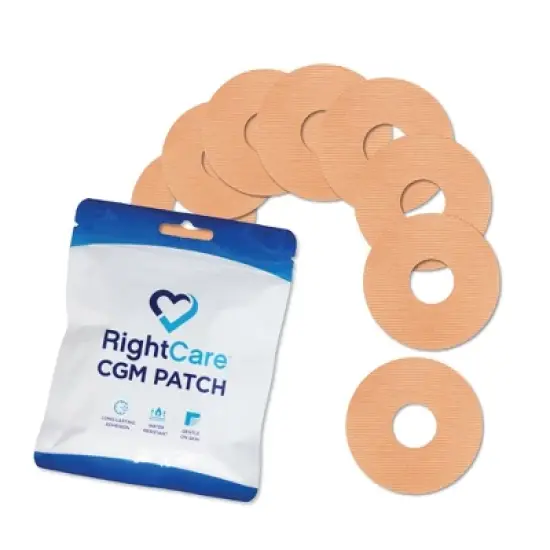 RightCare CGM Adhesive Synthetic Patch for Freestyle Libre, Uncovered Circle, Multiple Colors, Bag of 25 image {13}