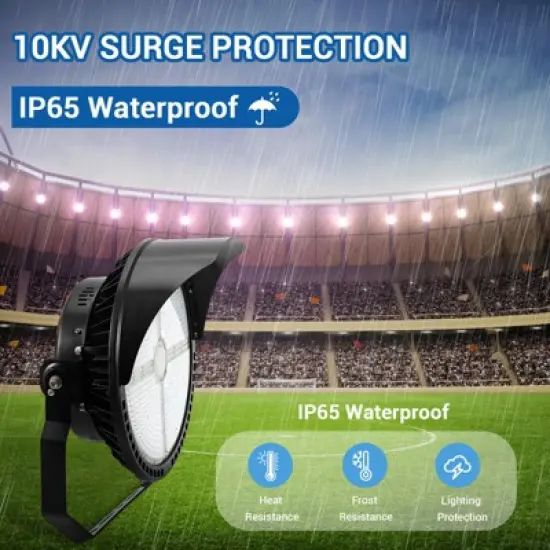 500W LED Stadium Light, 10KV   Super Efficiency 72000 Lumens LED Arena Lights (1500-2000W Metal Halide Eq) 5000K IP65 Waterproof image {7}