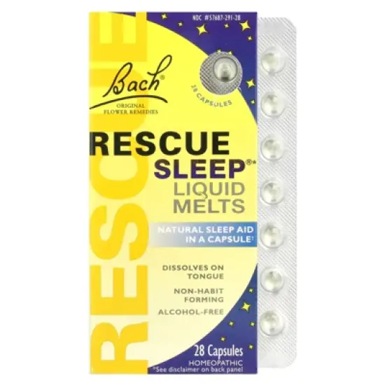 Bach Rescue Sleep&reg; Liquid Melts, 28 Capsules image {5}
