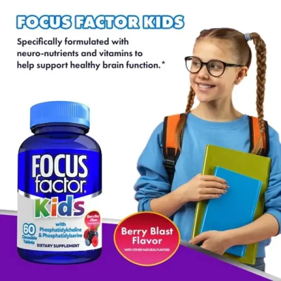 Focus Factor Kids' Vitamin Supplements - 60ct image {3}
