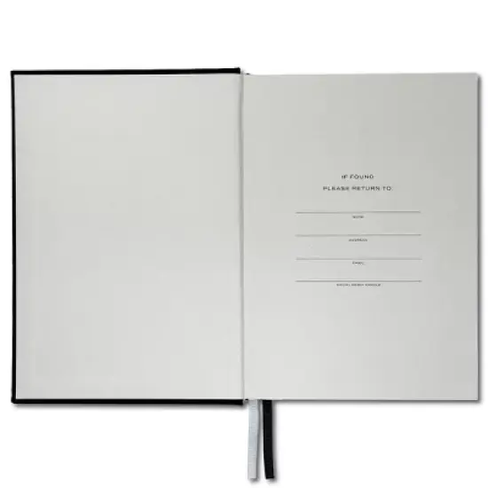 Wit & Delight 2024 Planner 8.75"x6.25" Weekly/Monthly Linen Black image {1}