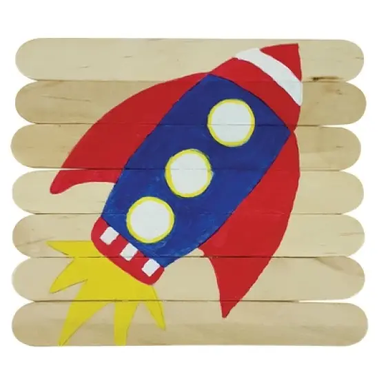 Creativity Street&reg; Jumbo Craft Sticks, Natural, 6" x 0.75", 500 Pieces image {4}