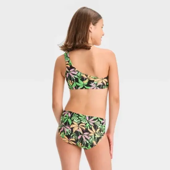 Girls' Miami Beach Bikini Set - art class&trade; Black image {2}