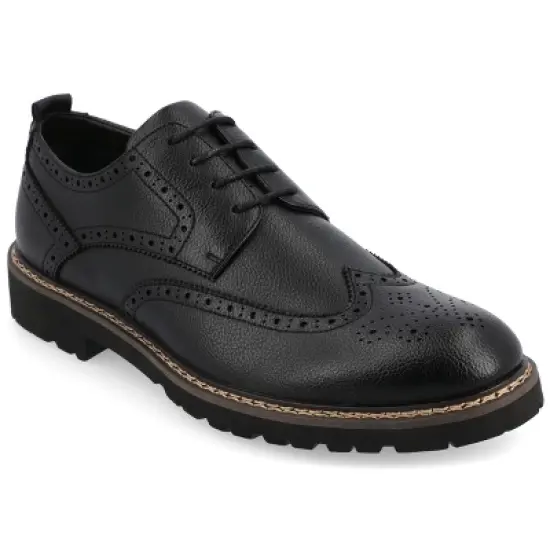 Vance Co. Campbell Tru Comfort Foam Wingtip Lace-up Derby image {10}