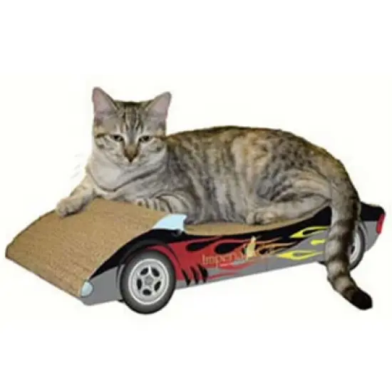 Imperial Cat Scratch 'n Shapes Racer Scratcher - Assorted Color image {1}