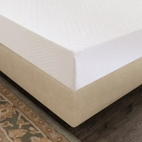 Ego White 8" Medium Gel Green Tea AeroFusion Memory Foam Mattress image {3}