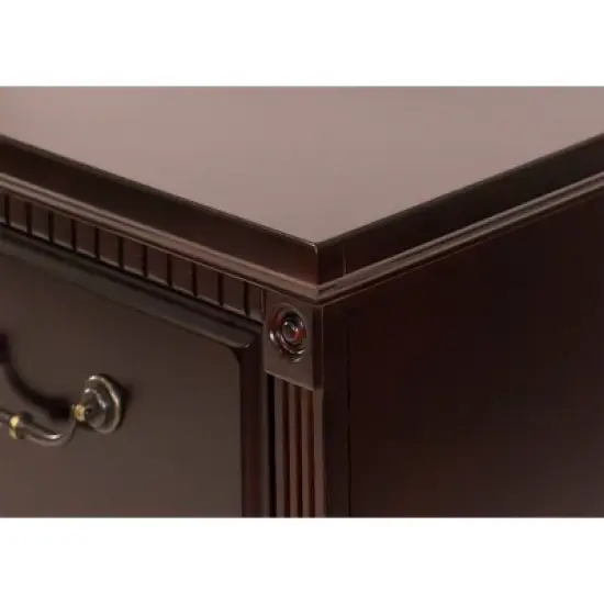 53.25" Huntington Club Four Drawer File Cabinet Cherry - Martin Furniture image {2}