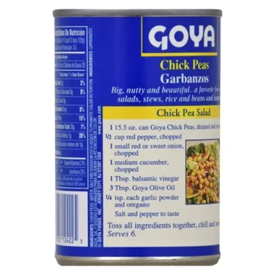 Goya Chick Peas 15.5oz image {2}