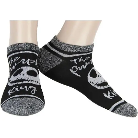 Disney Nightmare Before Christmas Adult The Pumpkin King Zero Ankle Socks 5 PK Multicoloured image {5}