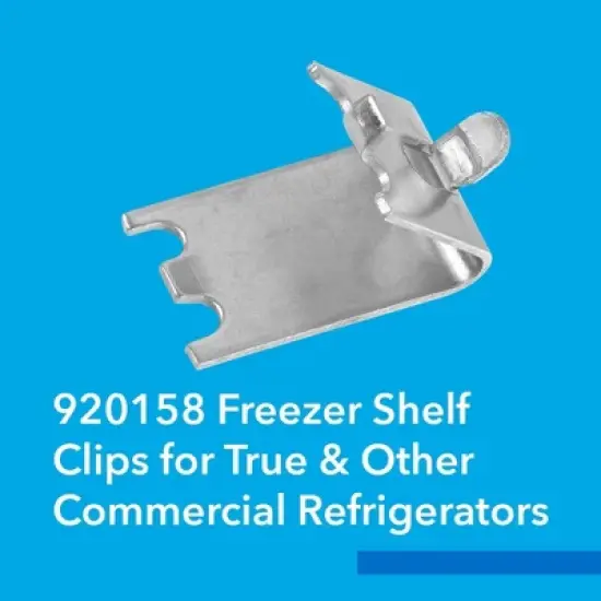 Impresa [30 Pack] 920158 Freezer Shelf Clip for True & Other Commercial Refrigerator - Refrigerator Parts & Accessories image {3}
