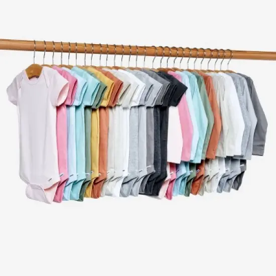  Gerber Baby 10pk Short Sleeve Onesies image {11}