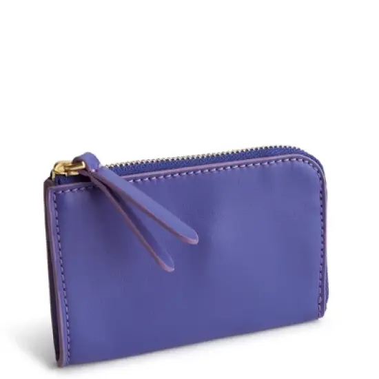 Vera Bradley Women's Outlet Leather Zip Card Pouch image {2}